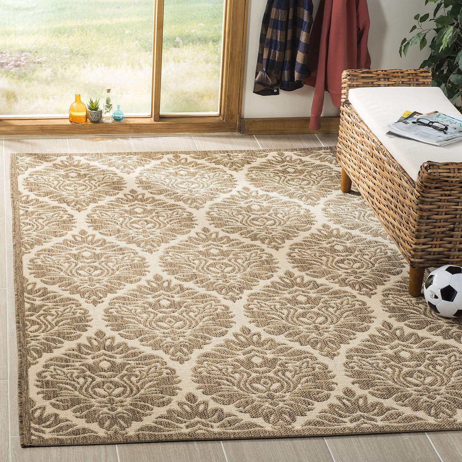 Linden LND135 Power Loomed Indoor/Outdoor Area Rug  - Safavieh