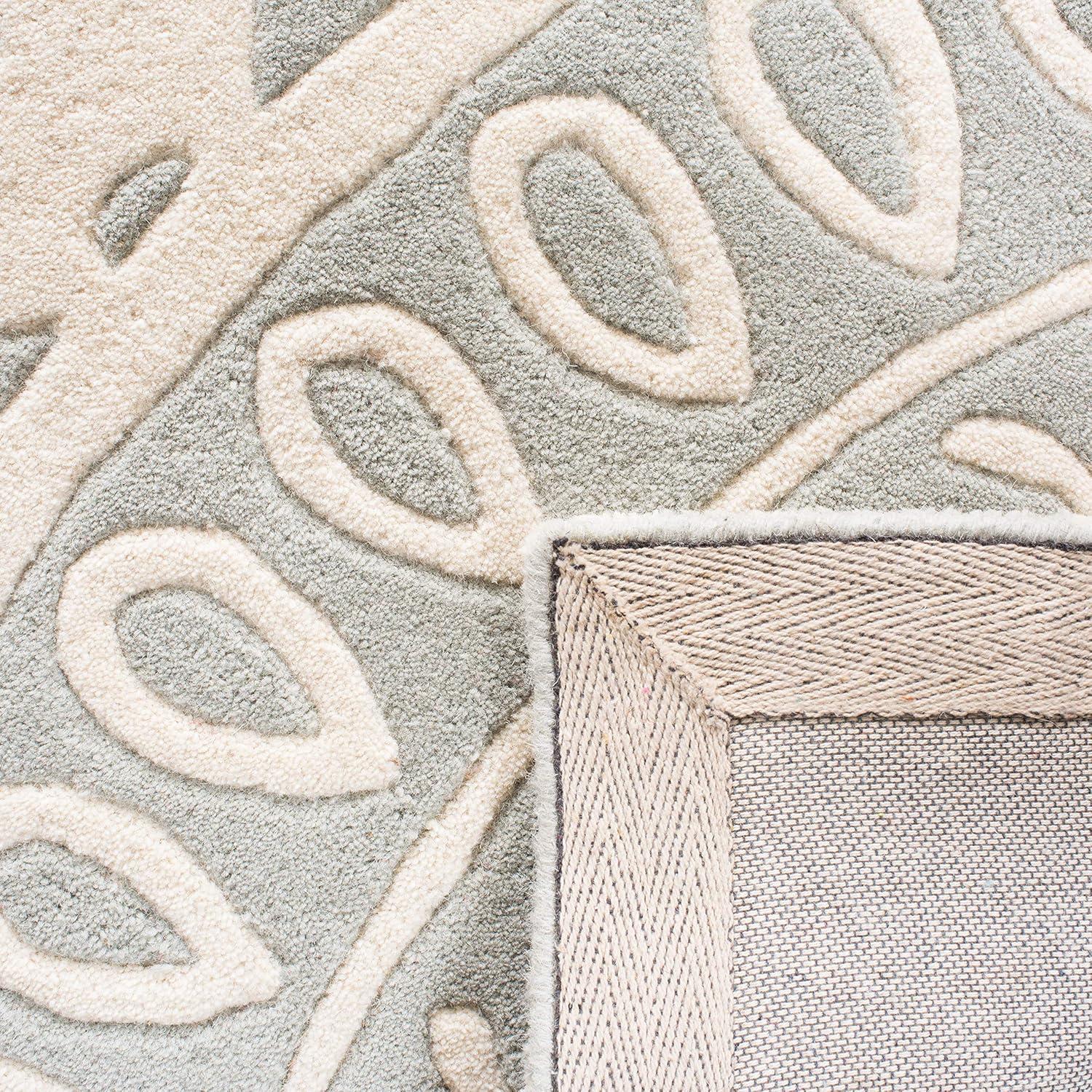 Bella BEL122 Hand Tufted Runner Rug - Grey/Ivory - 2'3"x11' - Safavieh.