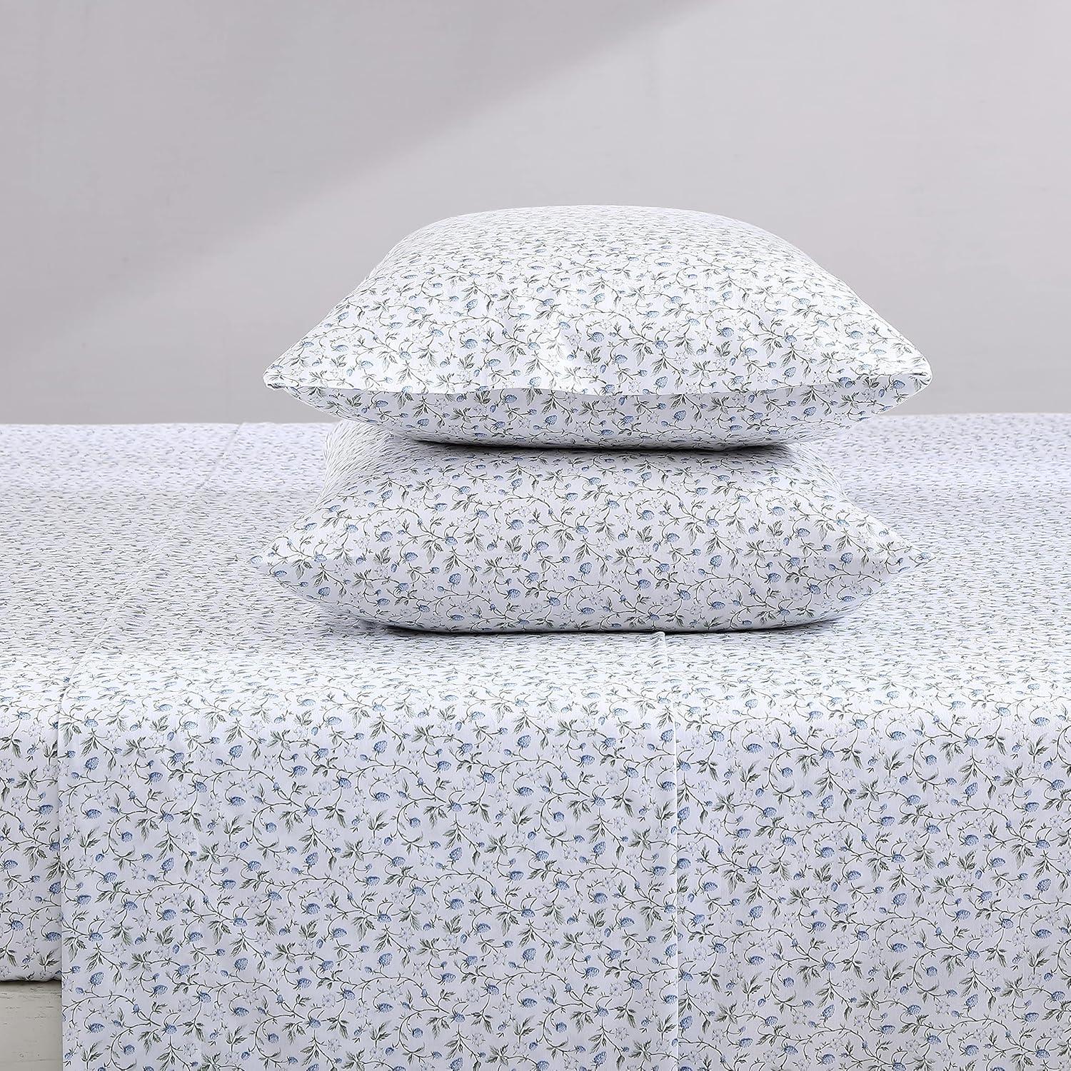 Laura Ashley Laura Ashley Sateen Cotton Printed Sheet Sets