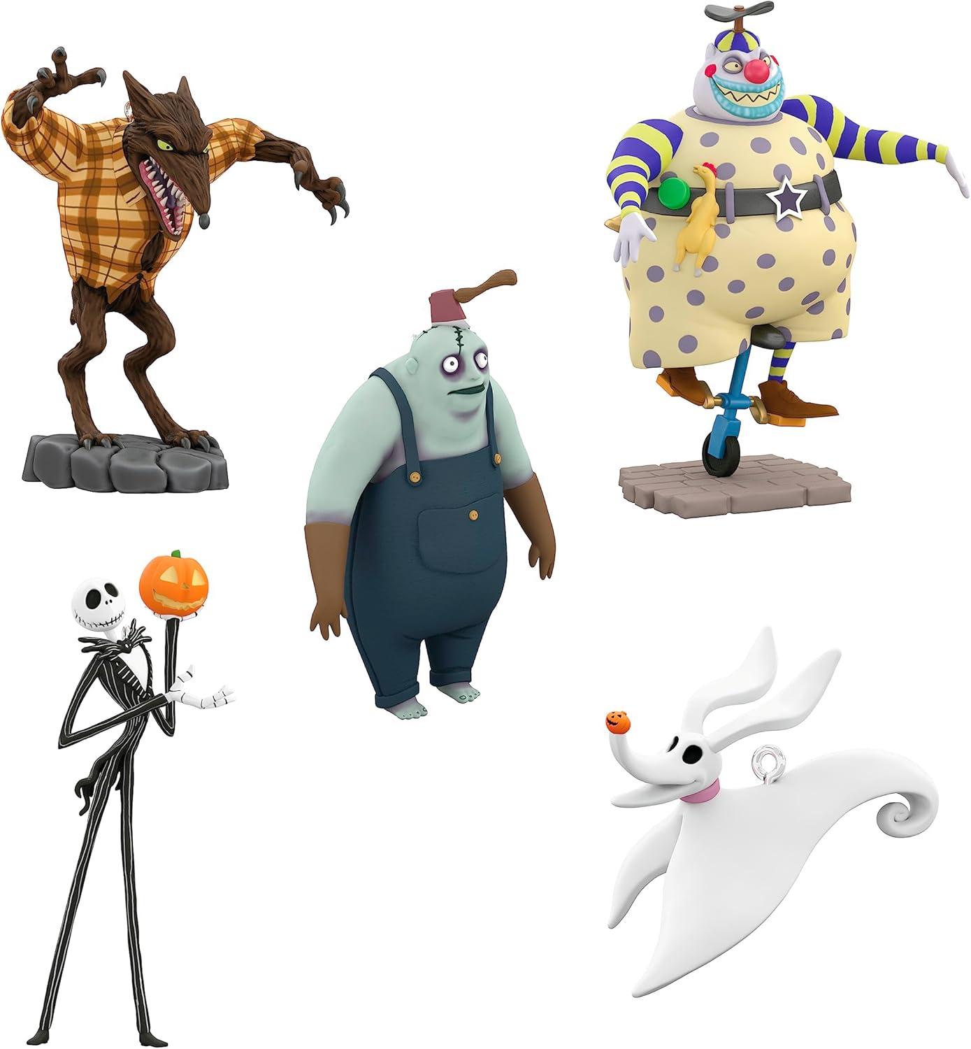 Hallmark Ornament 2023 Nightmare Before Christmas - Citizens of Halloween Town *Set of 5