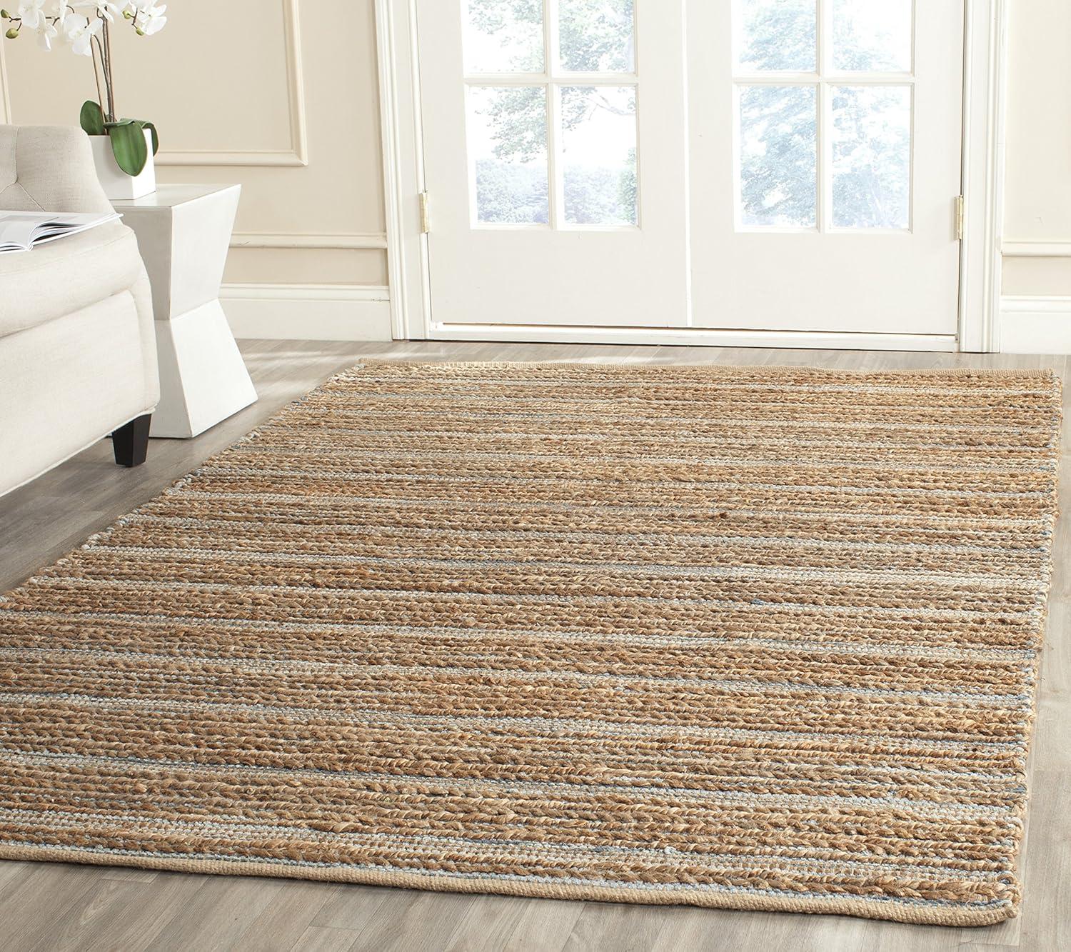 Cape Cod CAP851 Woven Indoor Area Rug - Blue - 4'x6' - Safavieh