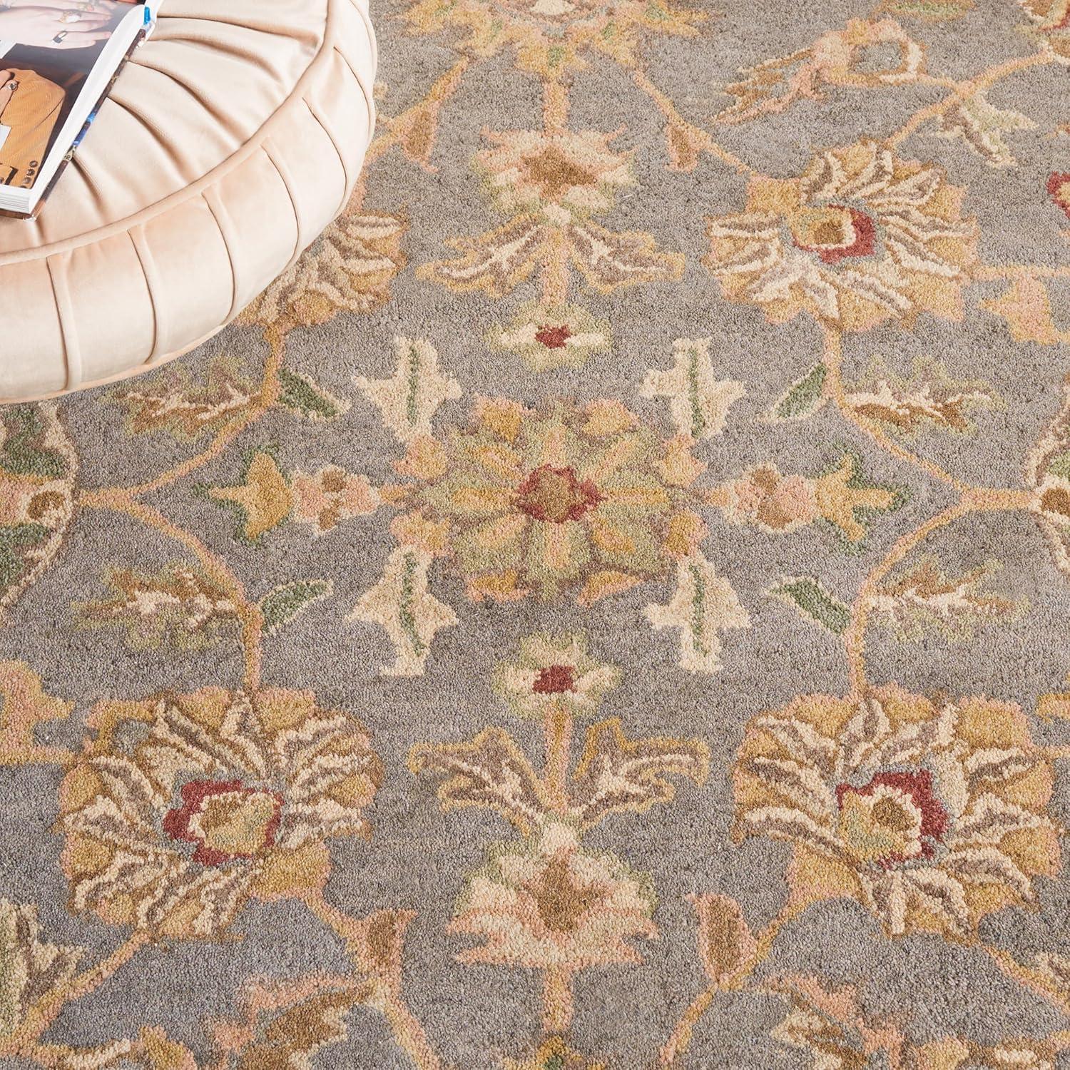 Heritage HG343 Handmade Accent Rug - 2'x3' - Brown/Blue - Safavieh