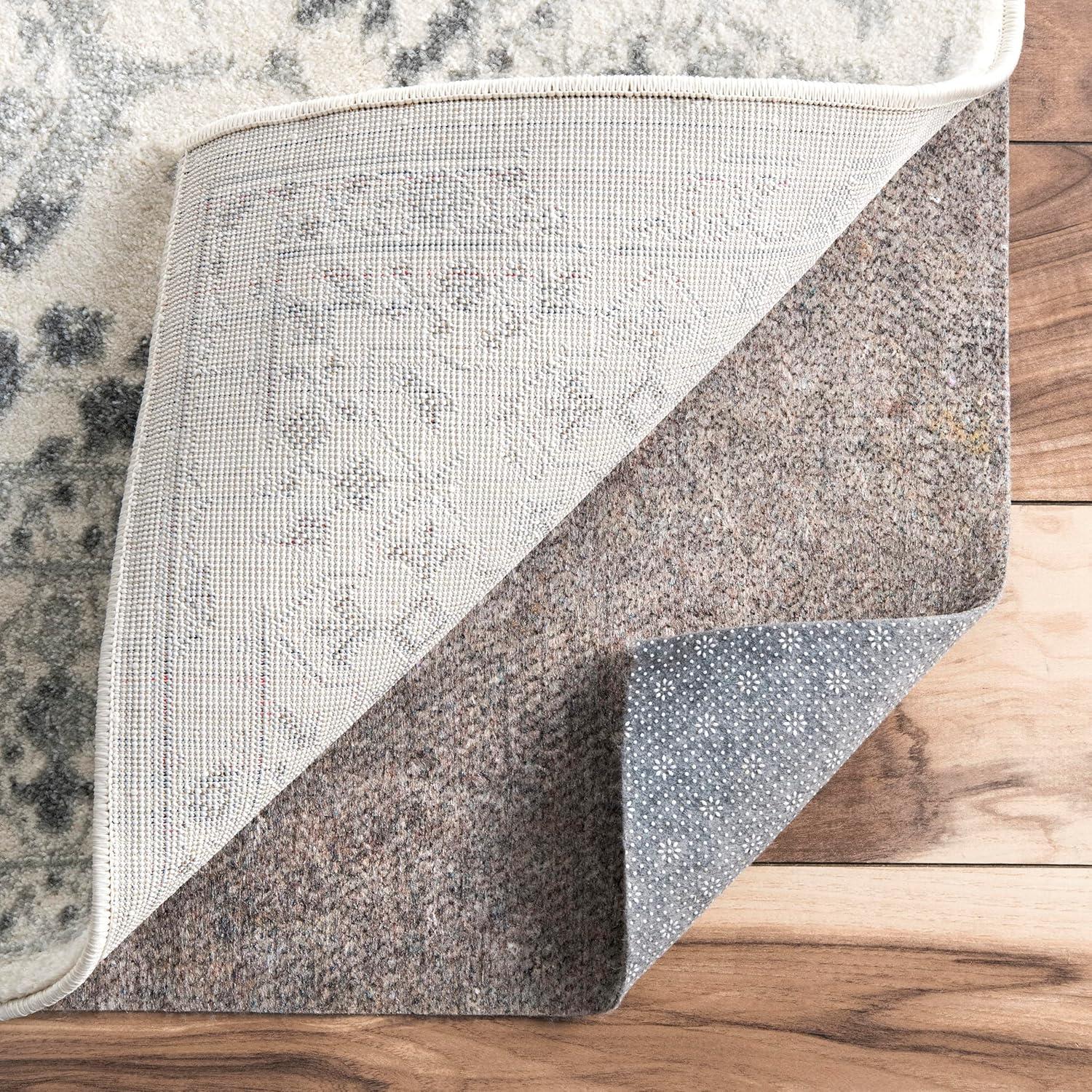 Nuloom Brody Eco-Friendly Non Skid Rug Pad 8x10, Gray