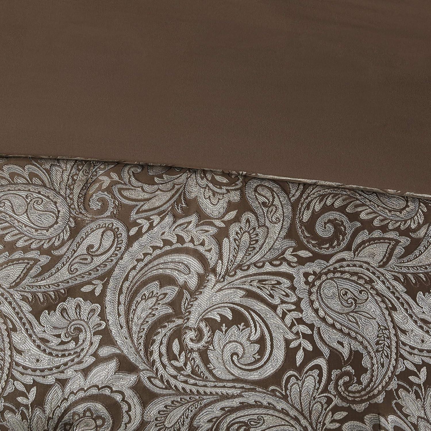 Madison Park Aubrey Paisley Jacquard Duvet Cover Set
