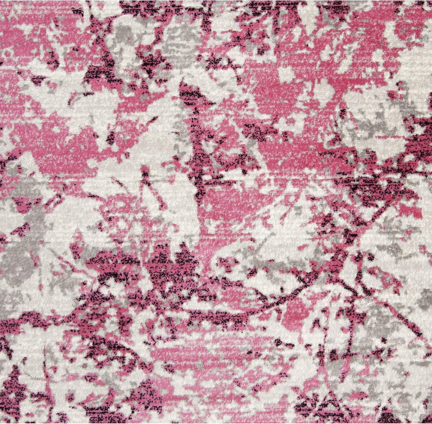 Skyler SKY186 Power Loomed Area Rug - Pink/Ivory - 5'1"x7'6" - Safavieh.