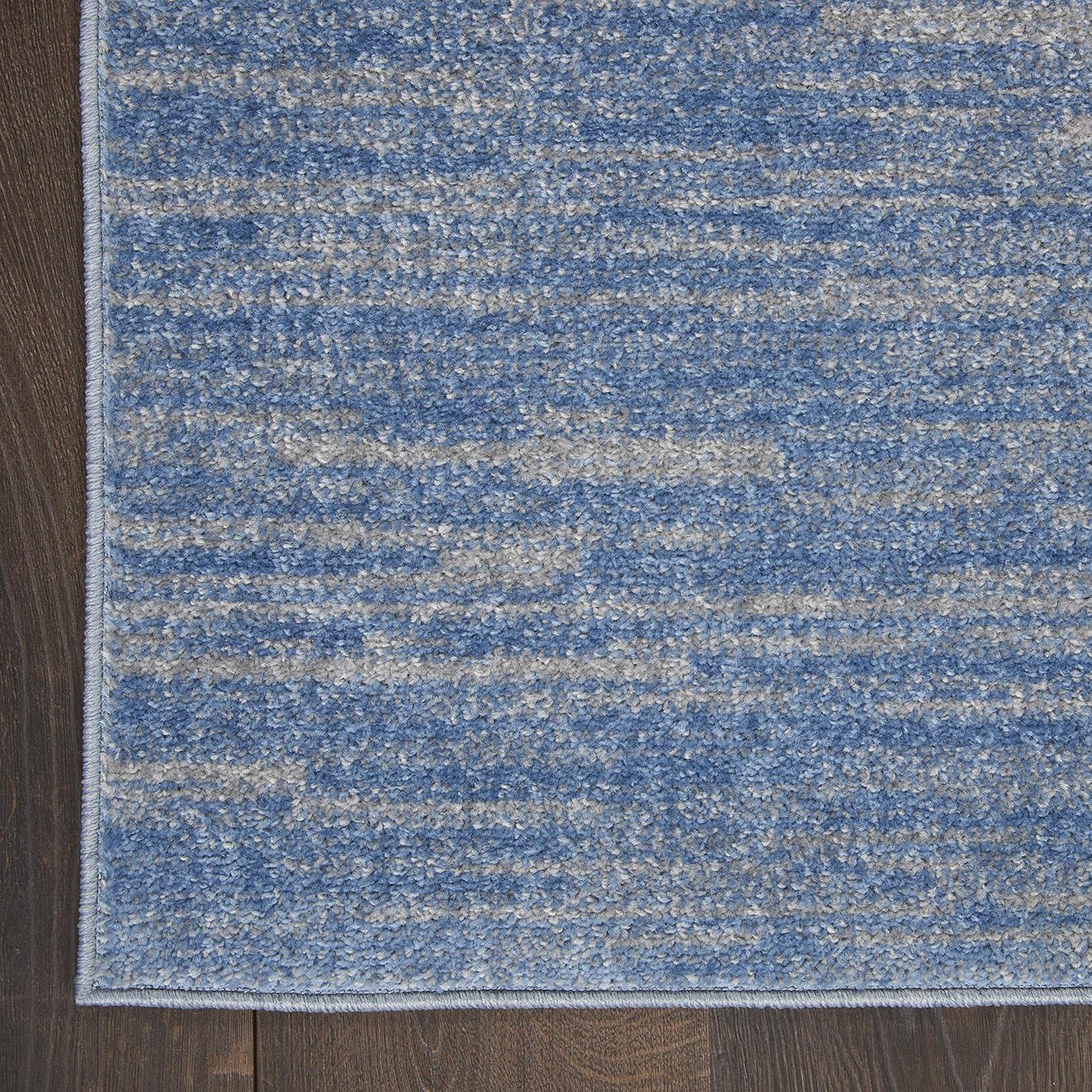Nourison Nourison Essentials NRE01 Indoor/outdoor Area Rug - Blue/Grey 8' x 10'