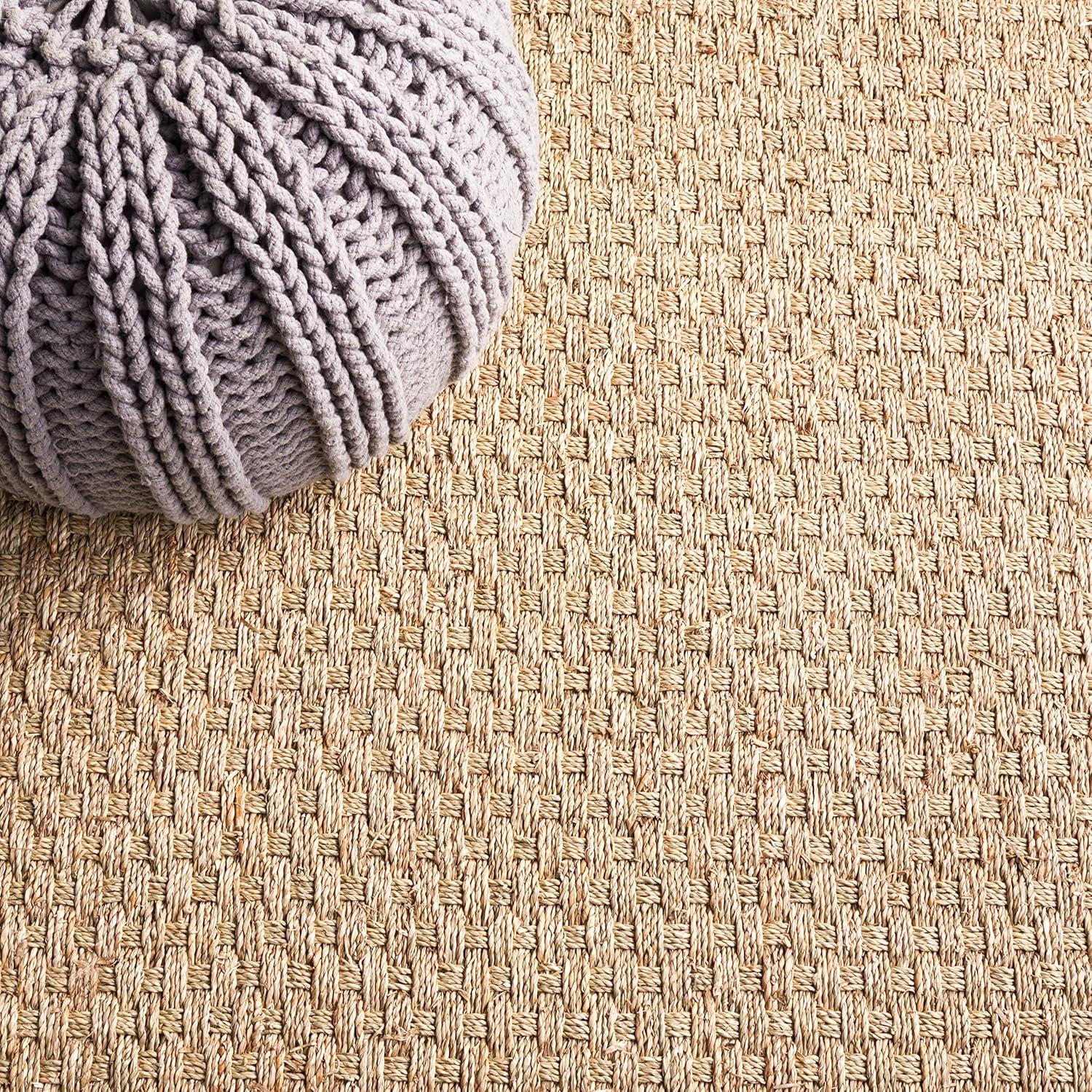 Natural Fiber NF114 Power Loomed Indoor Runner Rug - Natural/Grey - 2'6"x6' - Safavieh.