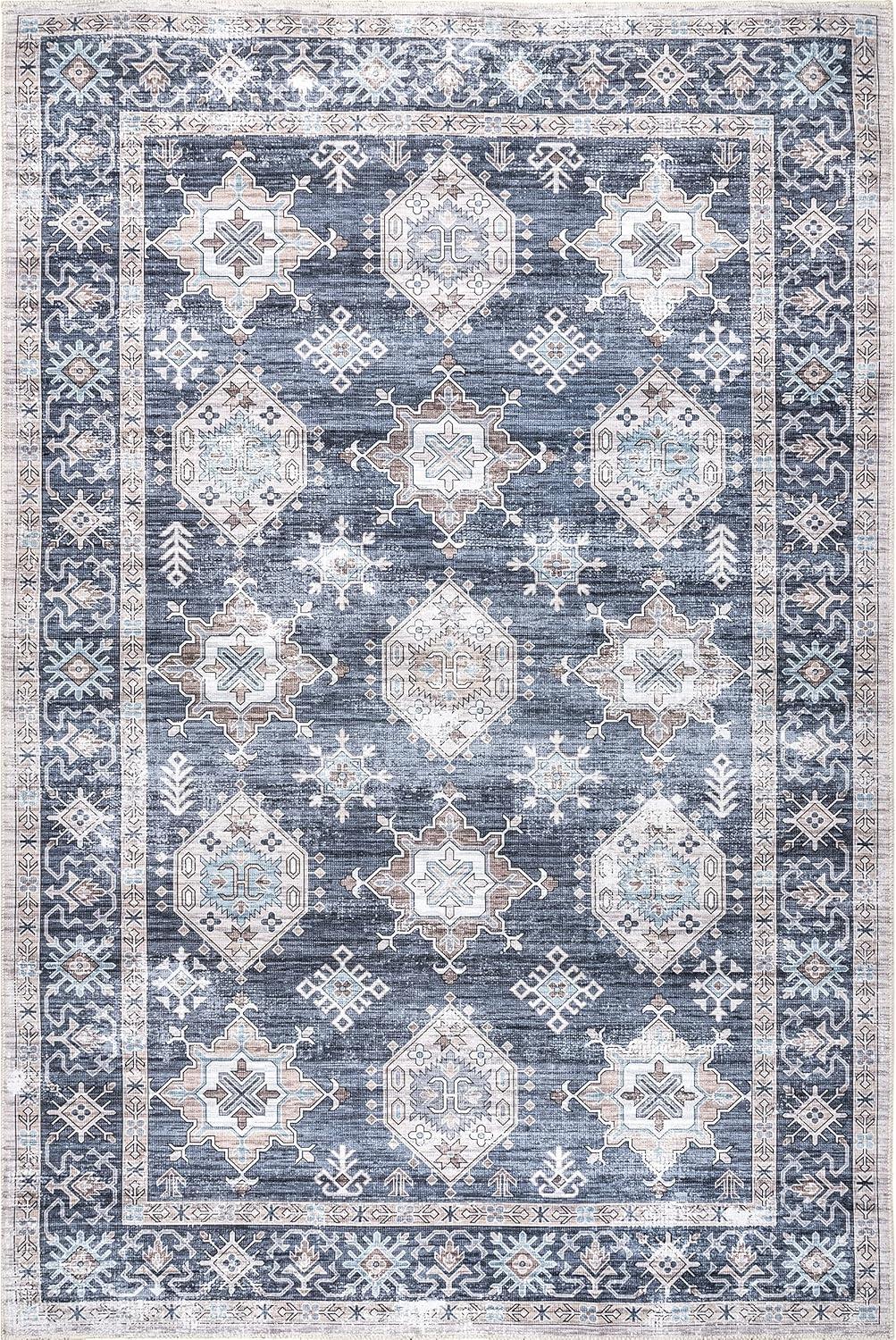 Nuloom Finley Machine Washable Vintage Distressed Indoor Area Rug