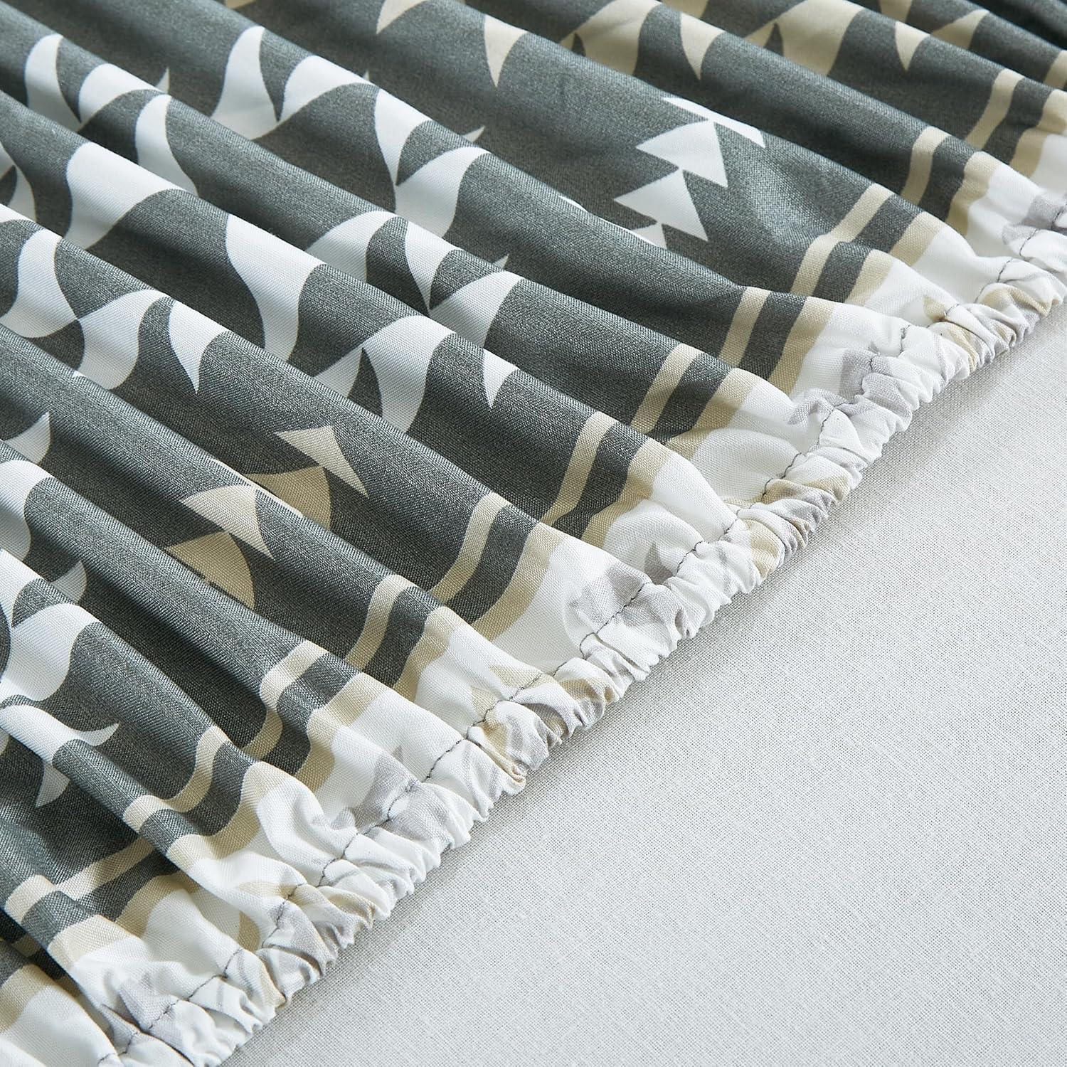 Chezmoi Collection Southwestern Geometric Printed Microfiber Bed Sheet Set