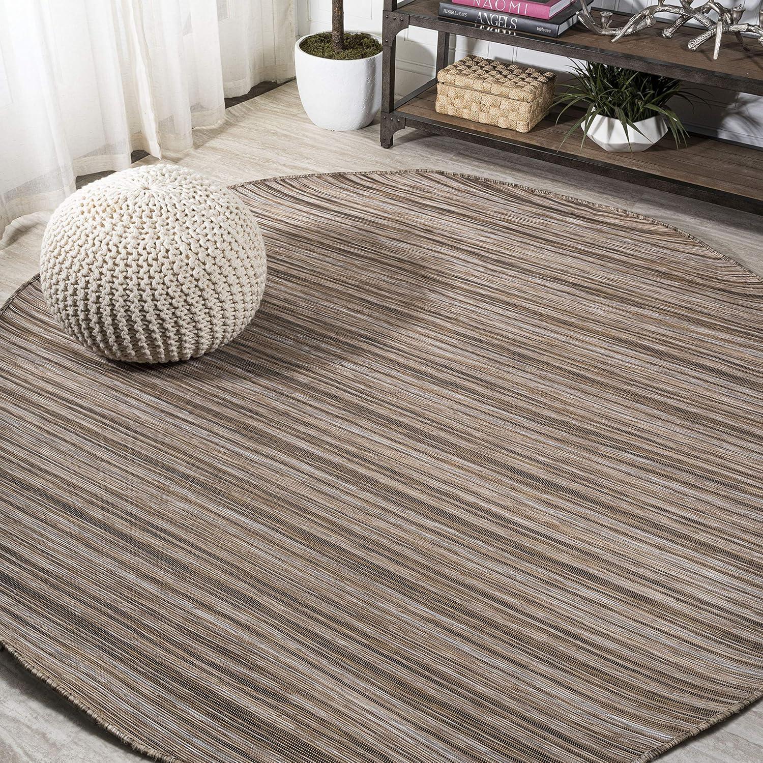 Finn Modern Farmhouse Pinstripe  Area Rug  - JONATHAN Y