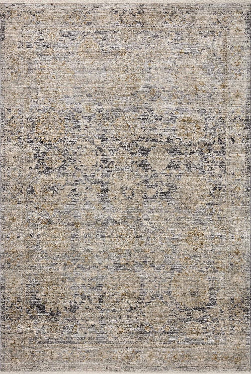 Jean Stoffer x Loloi Katherine Charcoal / Gold Area Rug