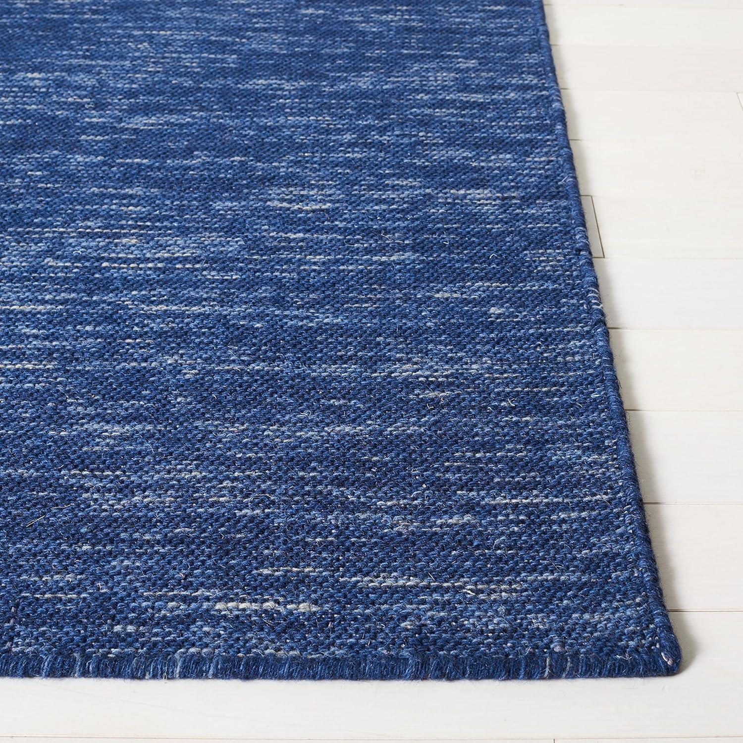 Kilim KLM125 Hand Woven Runner Rug - Navy/Blue - 2'3"x9' - Safavieh