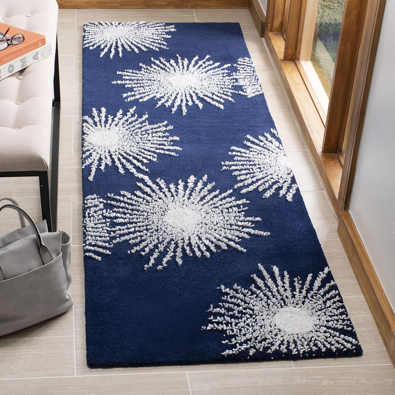 Soho SOH712 Hand Tufted Runner Rug - Rust/Multi - 2'6"x6' - Safavieh.