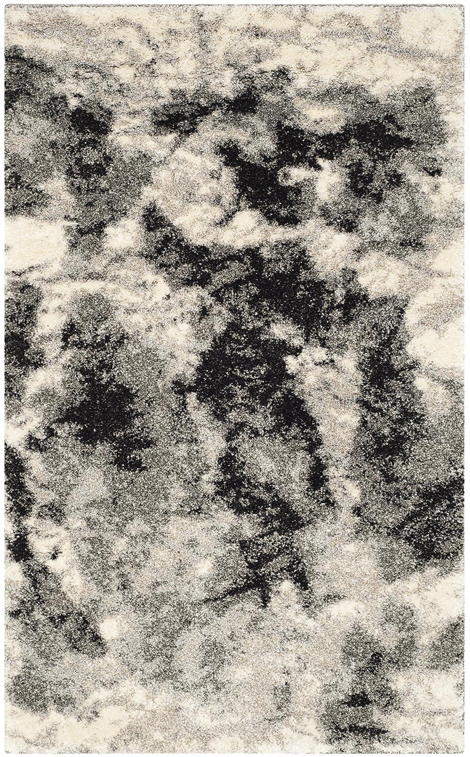 Retro RET2141 Power Loomed Indoor Accent Rug - Cream/Grey - 2'6"x4' - Safavieh.