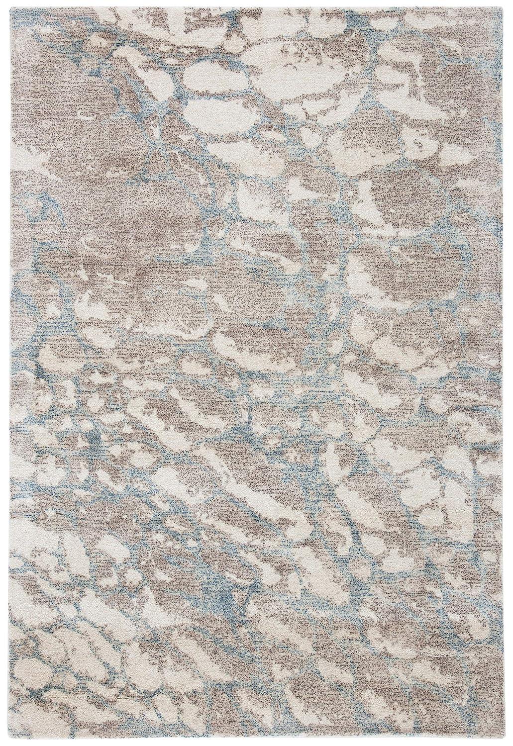 Restoration Vintage RVT112 Hand Tufted Indoor Accent Rug - 3'x5' - Light Brown/Ivory - Safavieh
