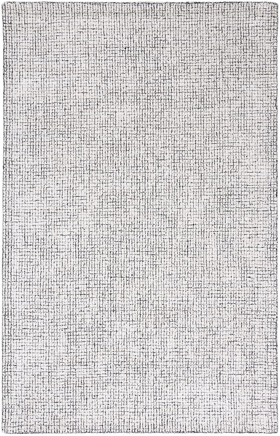 Abstract ABT470 Handmade Indoor Accent Rug - Ivory/Black - 3'x5' - Safavieh