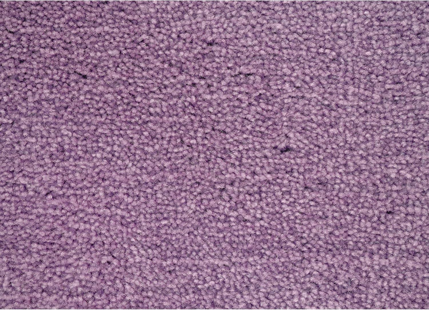 2pc Traditional Nylon Washable Bathroom Rug Set Purple - Garland Rug: Machine Made, Tufted, Latex Backing