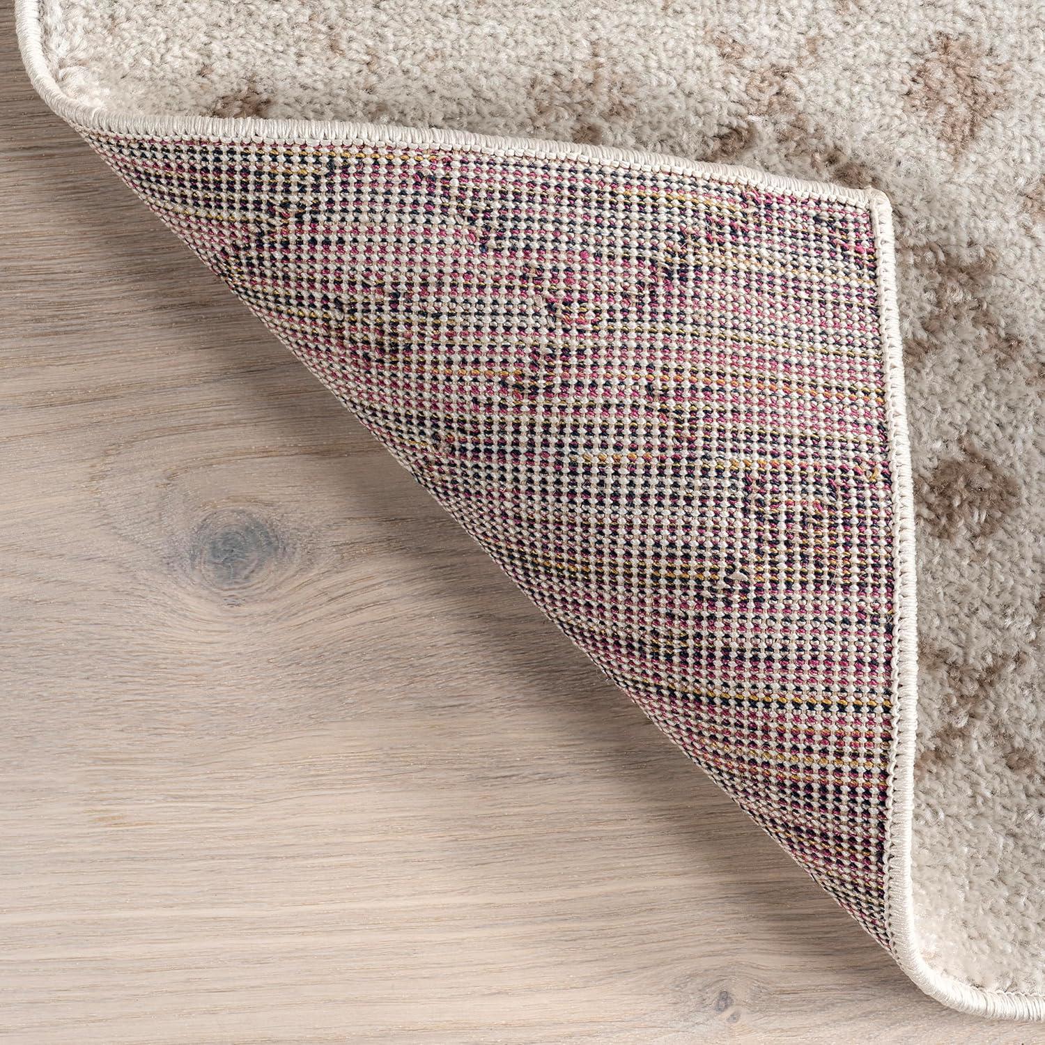 Nuloom Moroccan Blythe Indoor Area Rug, Round 6', Neutral