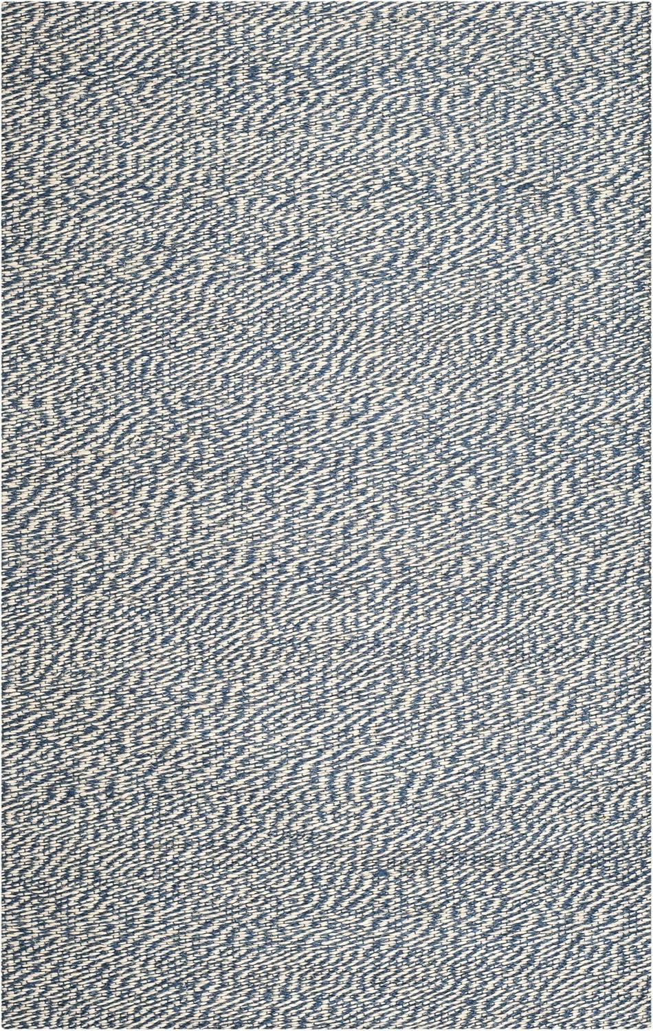 Natural Fiber NF448 Hand Woven Indoor Area Rug - Blue/Ivory - 6'x9' - Safavieh.