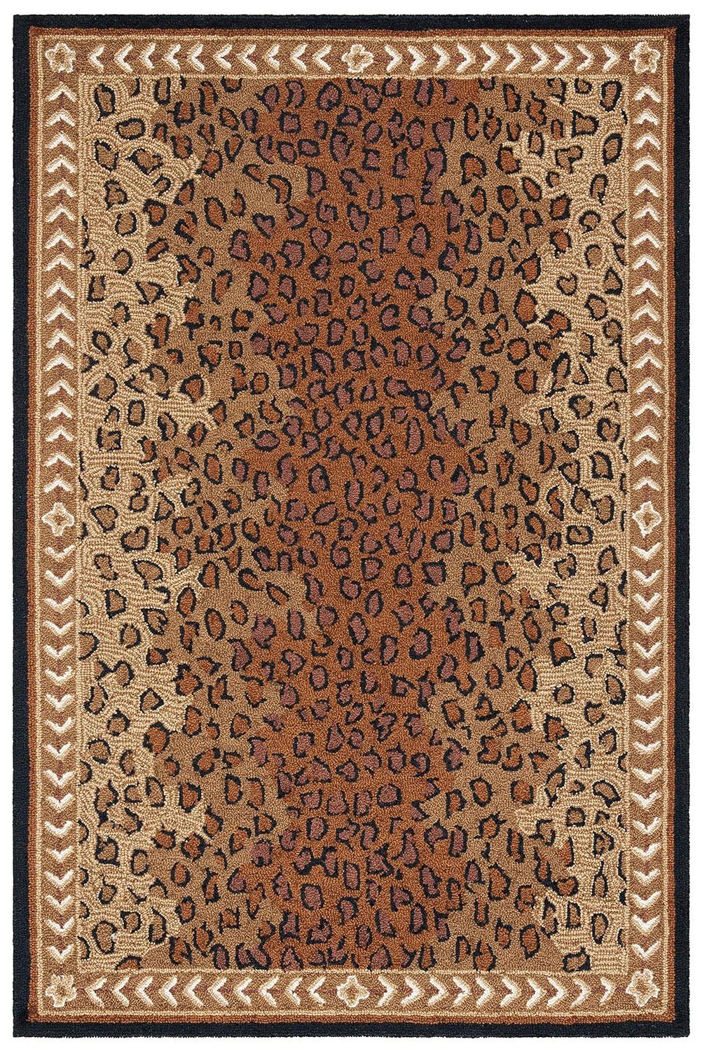 Chelsea HK15 Handmade Area Rug - 3'9"x5'9" - Black/Brown - Safavieh