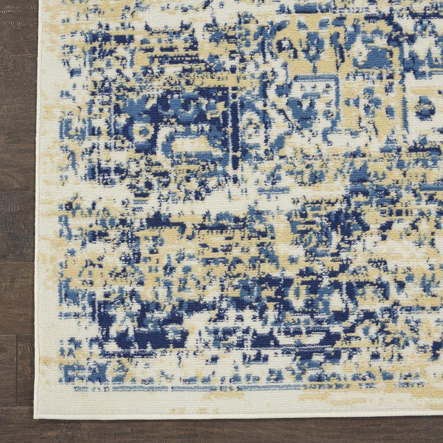 Nourison Grafix GRF14 White Area Rug 5'3" x 7'3"