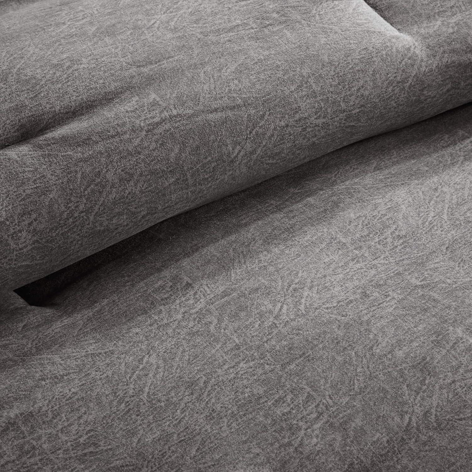 Madison Park Boone 7 Piece Faux Suede Comforter Set