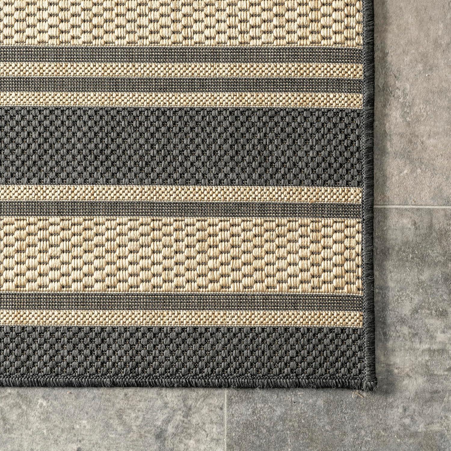 Lauren Liess x Rugs USA - Romy Striped Indoor/Outdoor Area Rug