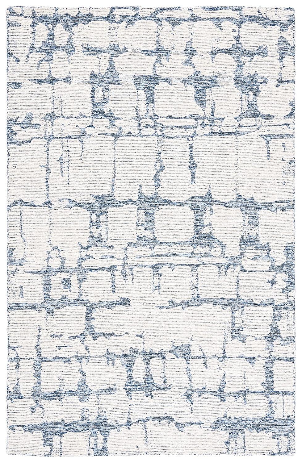 Martha Stewart Rugs Martha Stewart 4533 Hand Tufted Wool/Cotton Rug in Gold/Ivory