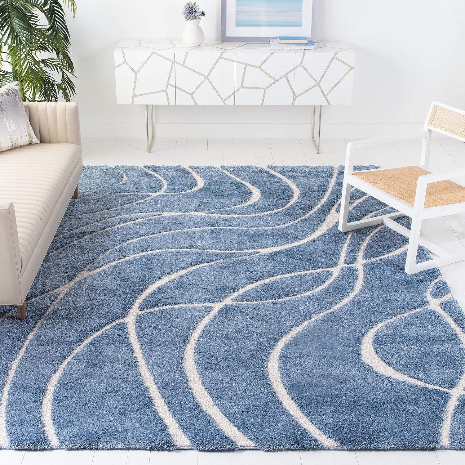 Florida Shag SG471 Power Loomed Rugs - Safavieh