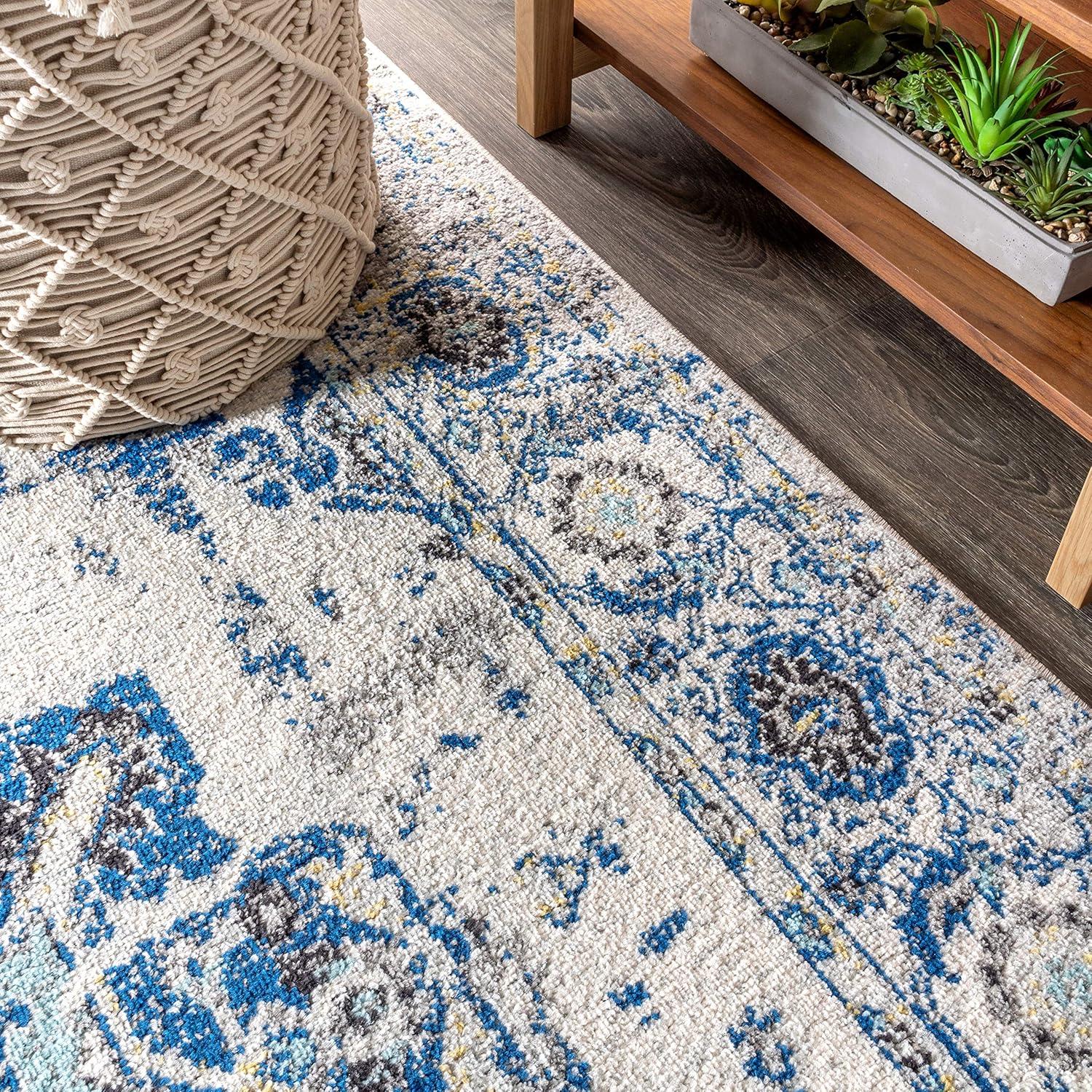 Modern Persian Boho Vintage Medallion Area Rug  - JONATHAN Y