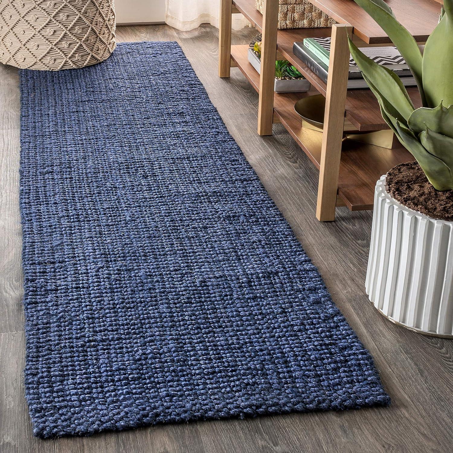 Pata Hand Woven Chunky Jute Indoor Area Rug - JONATHAN Y