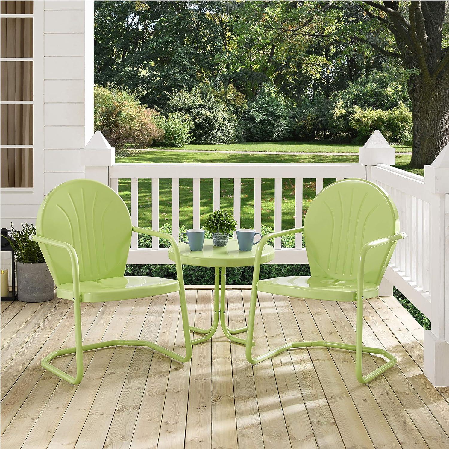 Griffith 3pc Outdoor Conversation Set - Key Lime - Crosley