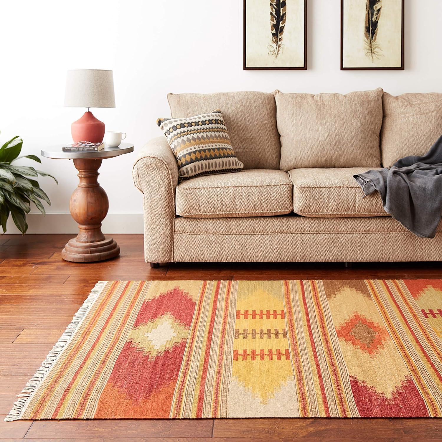 Kilim NVK177 Hand Woven Area Rug  - Safavieh