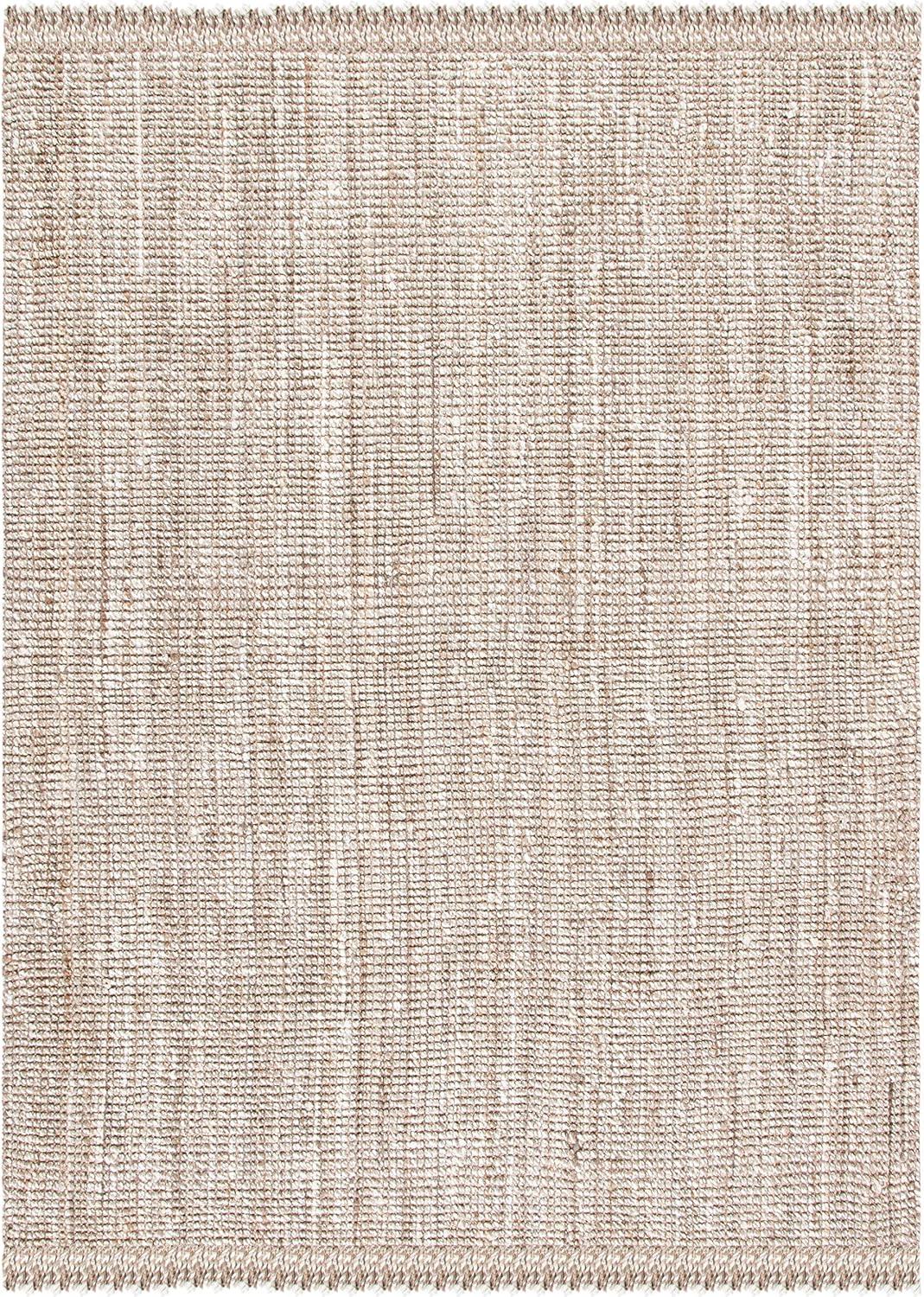 Artisan Gray and Beige Handwoven Jute 9' x 12' Area Rug