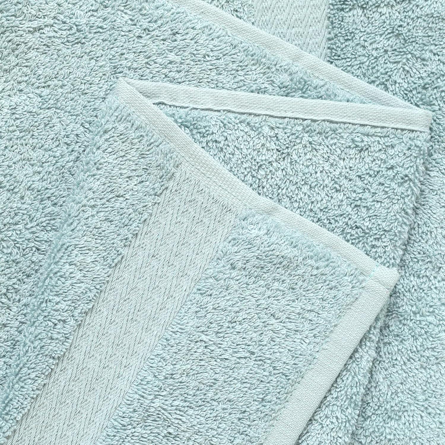 True Classics 4-Piece Hand Towel Set, Blue