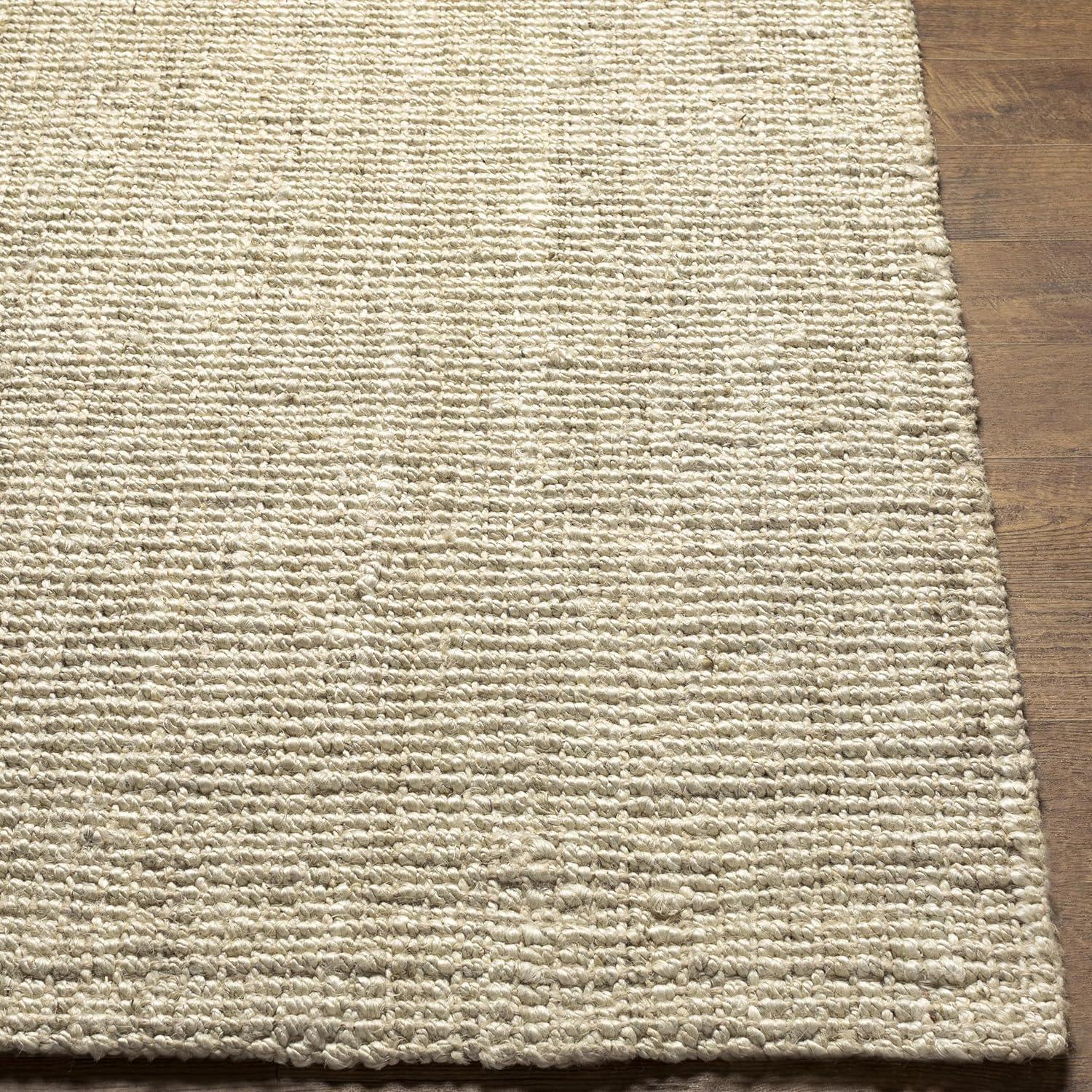 Calla Ivory Handwoven Jute 7'6" x 9'6" Area Rug