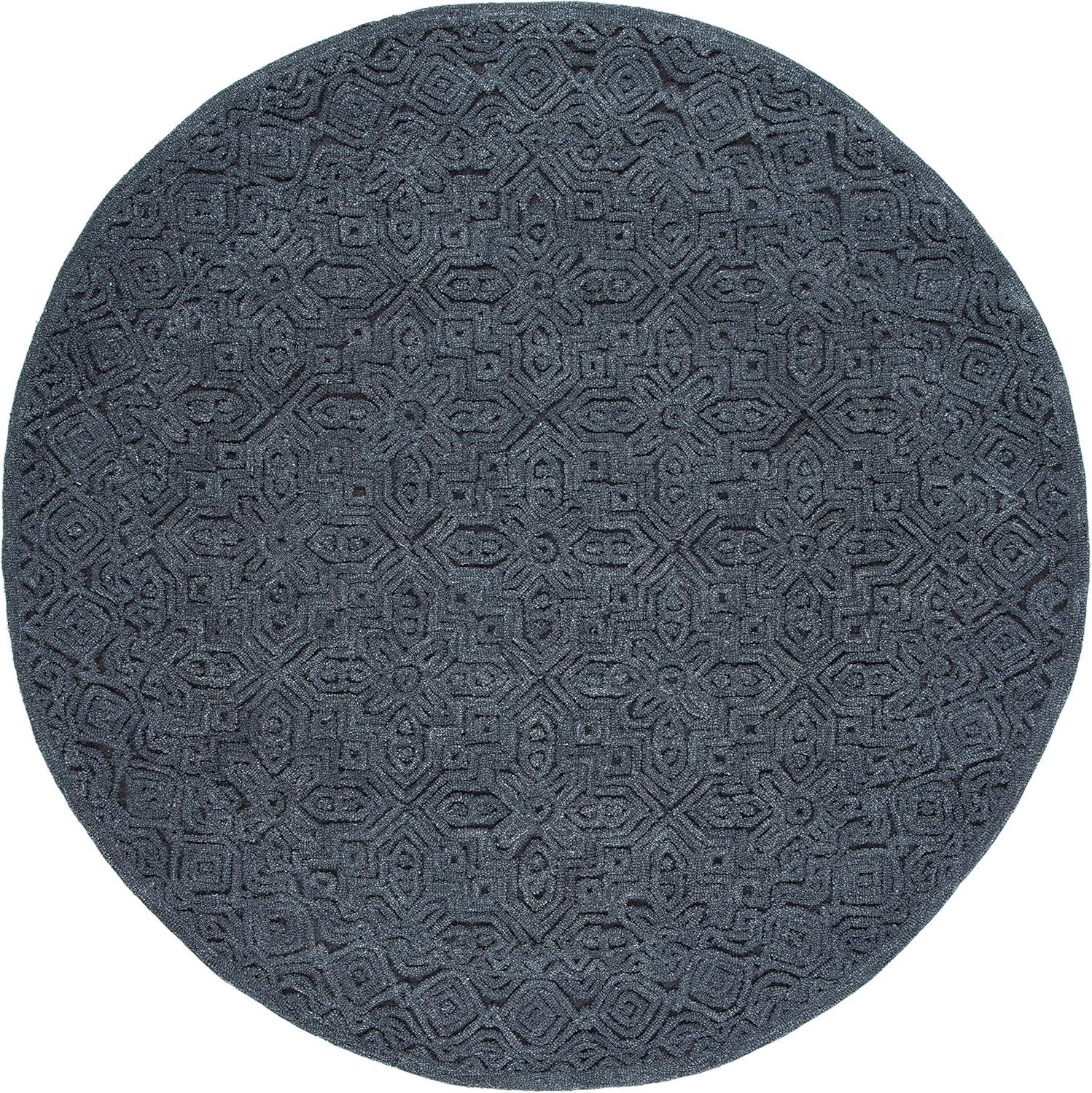 Textural TXT101 Hand Tufted Area Rug - Charcoal - 5'x8' - Safavieh.