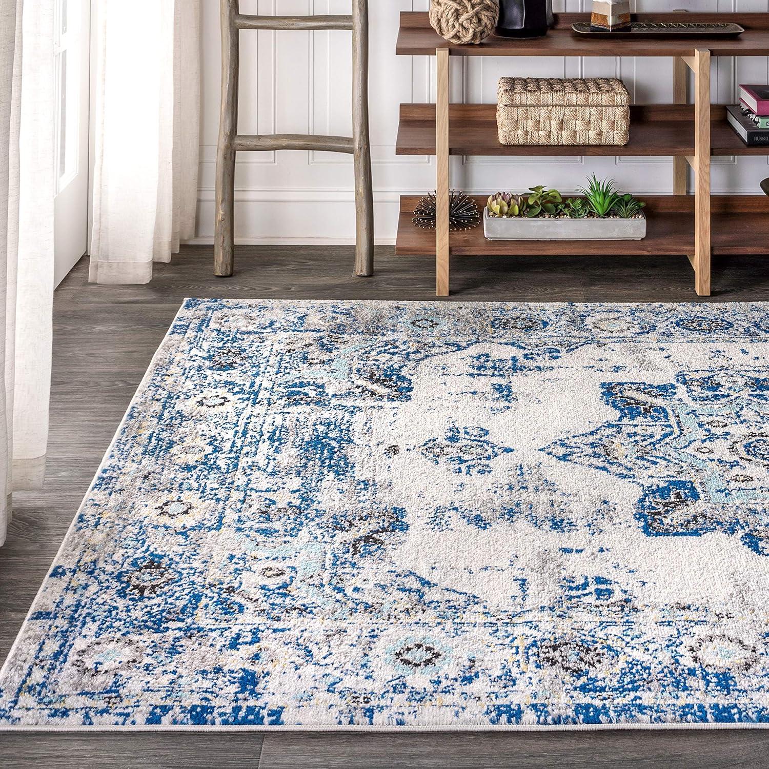 Modern Persian Boho Vintage Medallion Area Rug  - JONATHAN Y