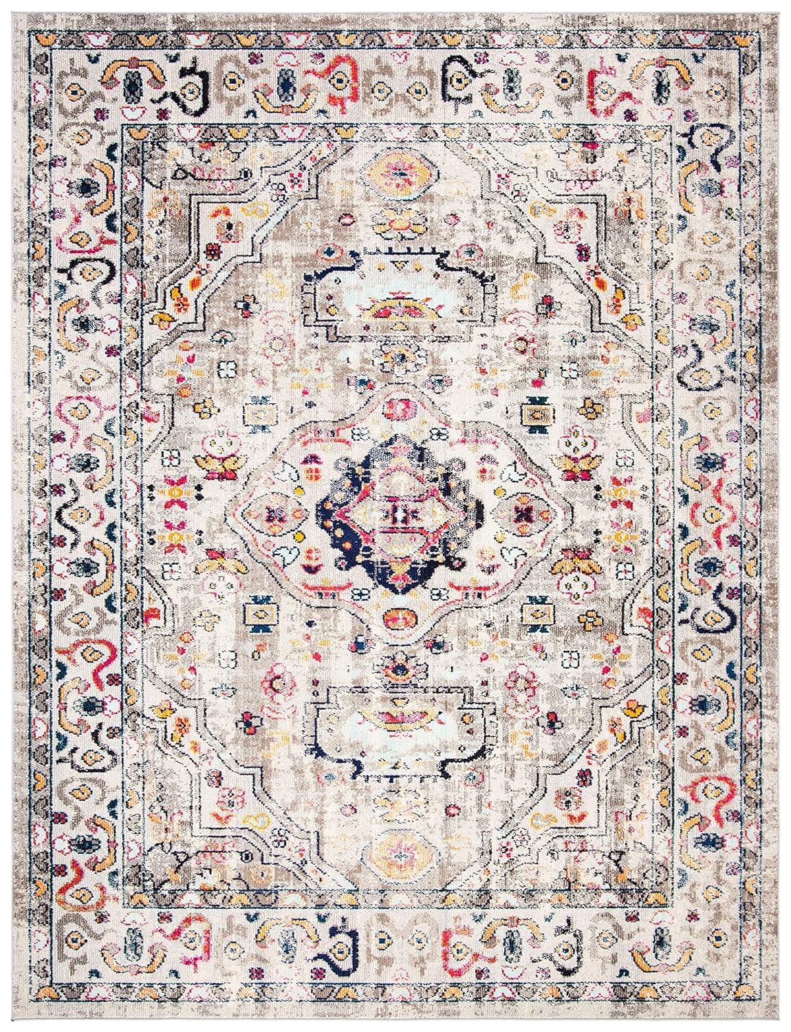 Madison MAD468 Power Loomed Indoor Area Rug - Grey/Blue - 9'x12' - Safavieh
