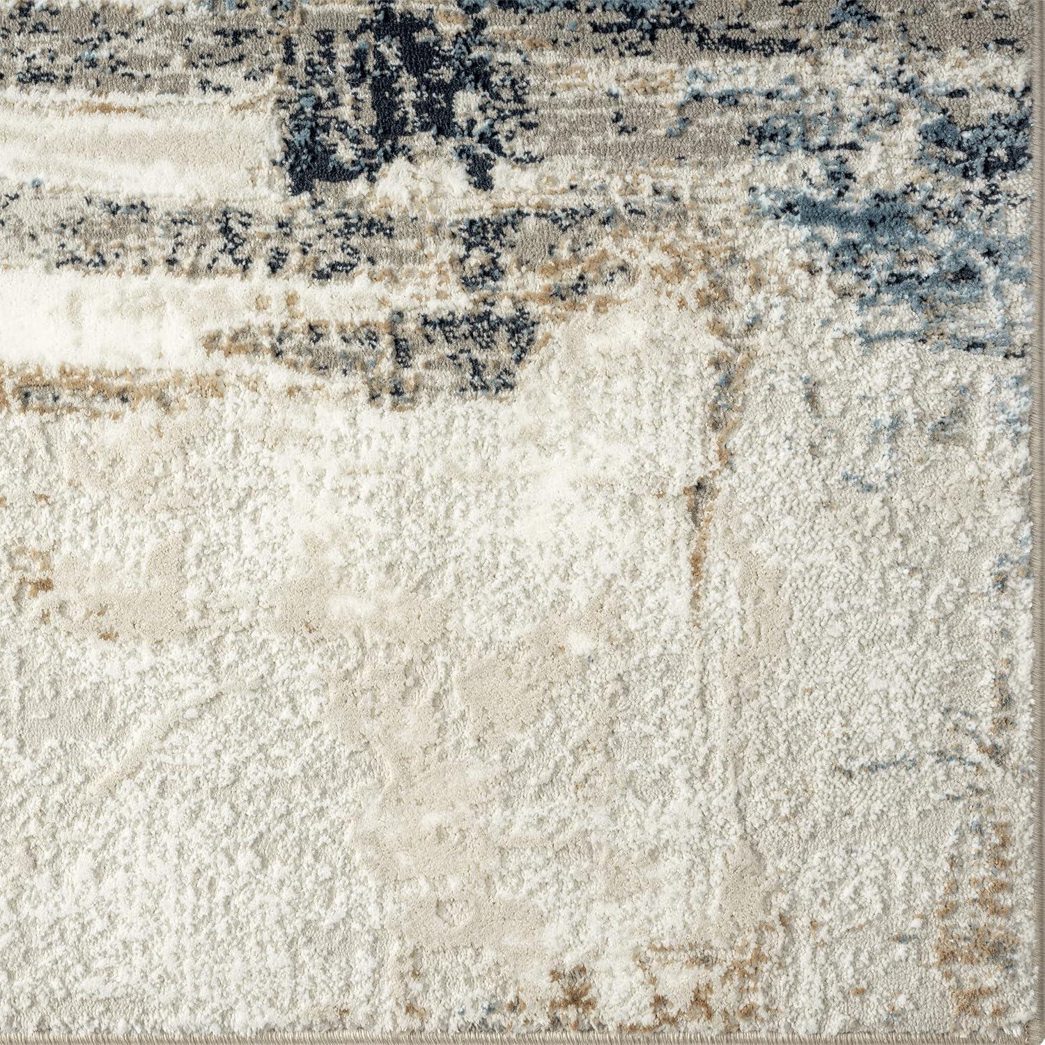 Luxe Weavers Distressed Abstract Area Rug