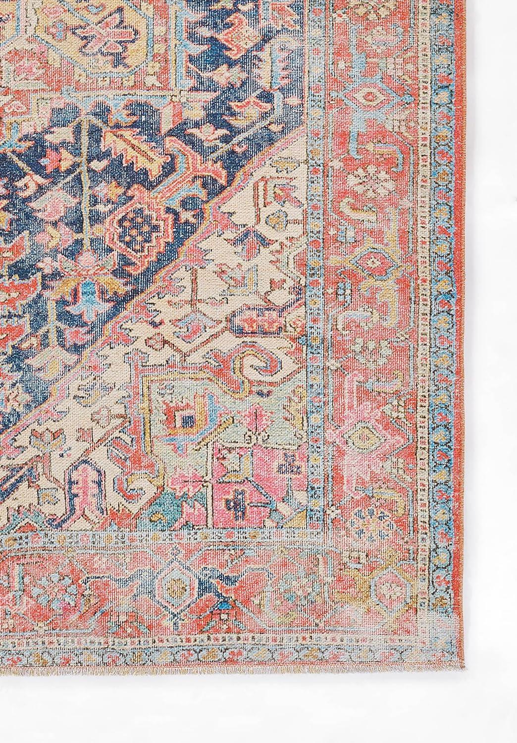 Momeni Chandler Medallion Area Rug, 2'3" X 7'6" Runner, Navy