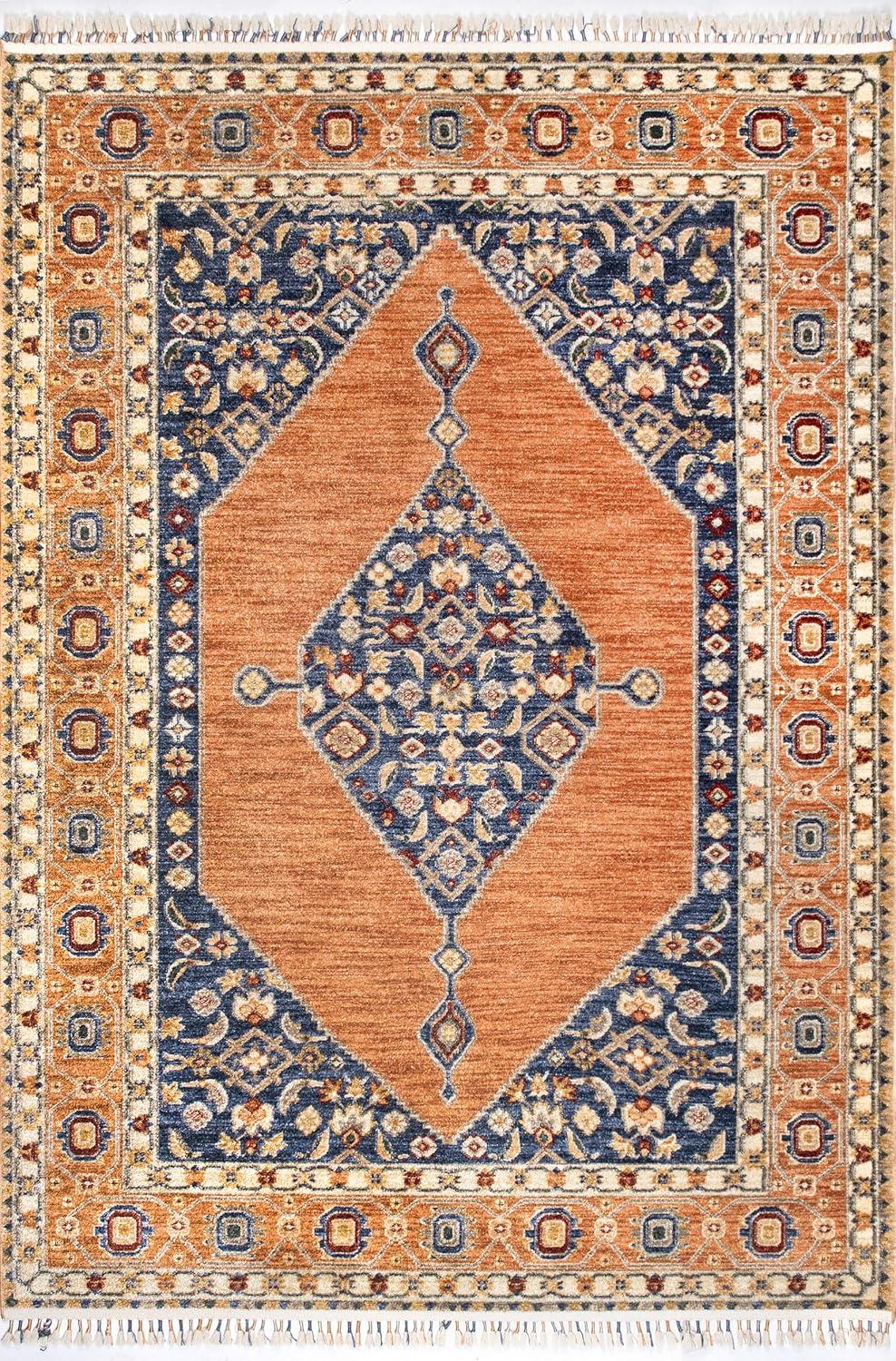 Nuloom Halley Floral Cardinal Medallion Indoor Area Rug, 3' x 5'
