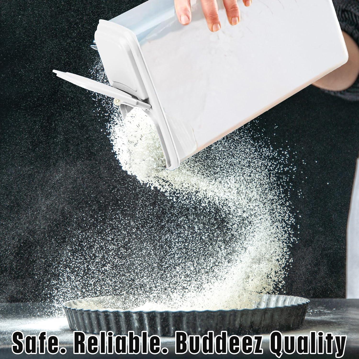 Clear BPA-Free Plastic Food Storage Dispensers Set with Flip Top Lid