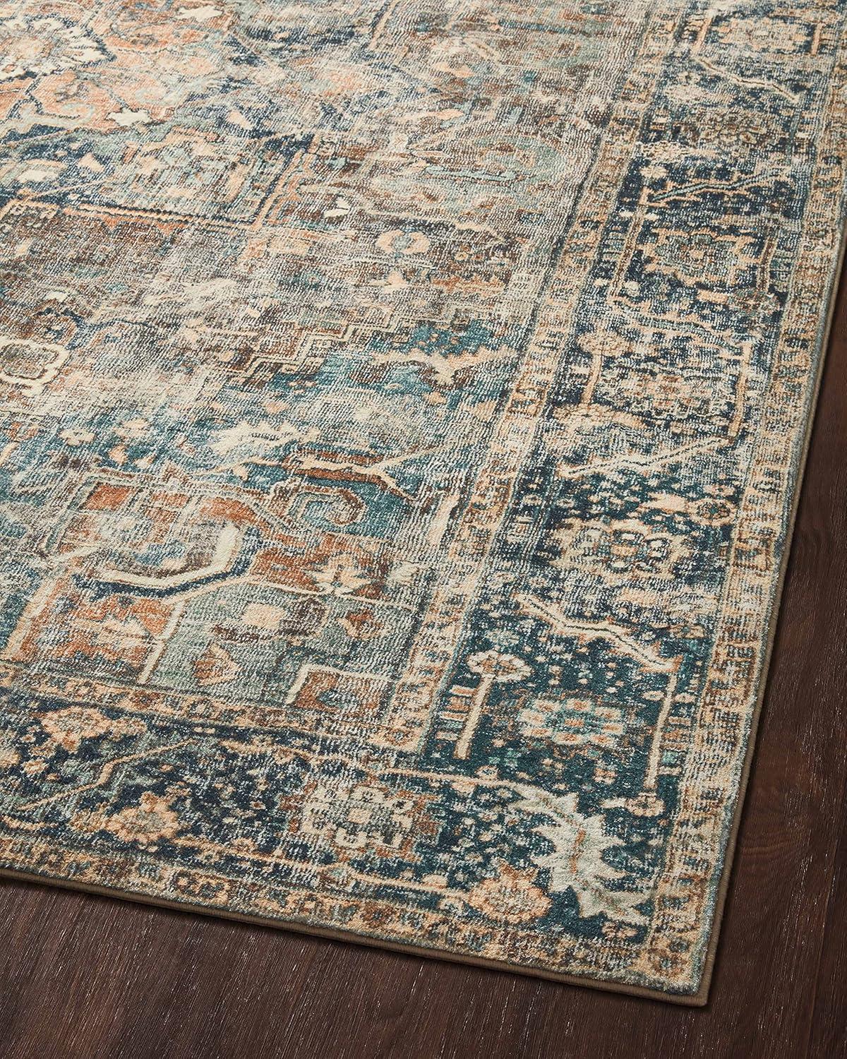 Loloi II Loloi Margot Terracotta / Lagoon Area Rug feat. Cloudpile