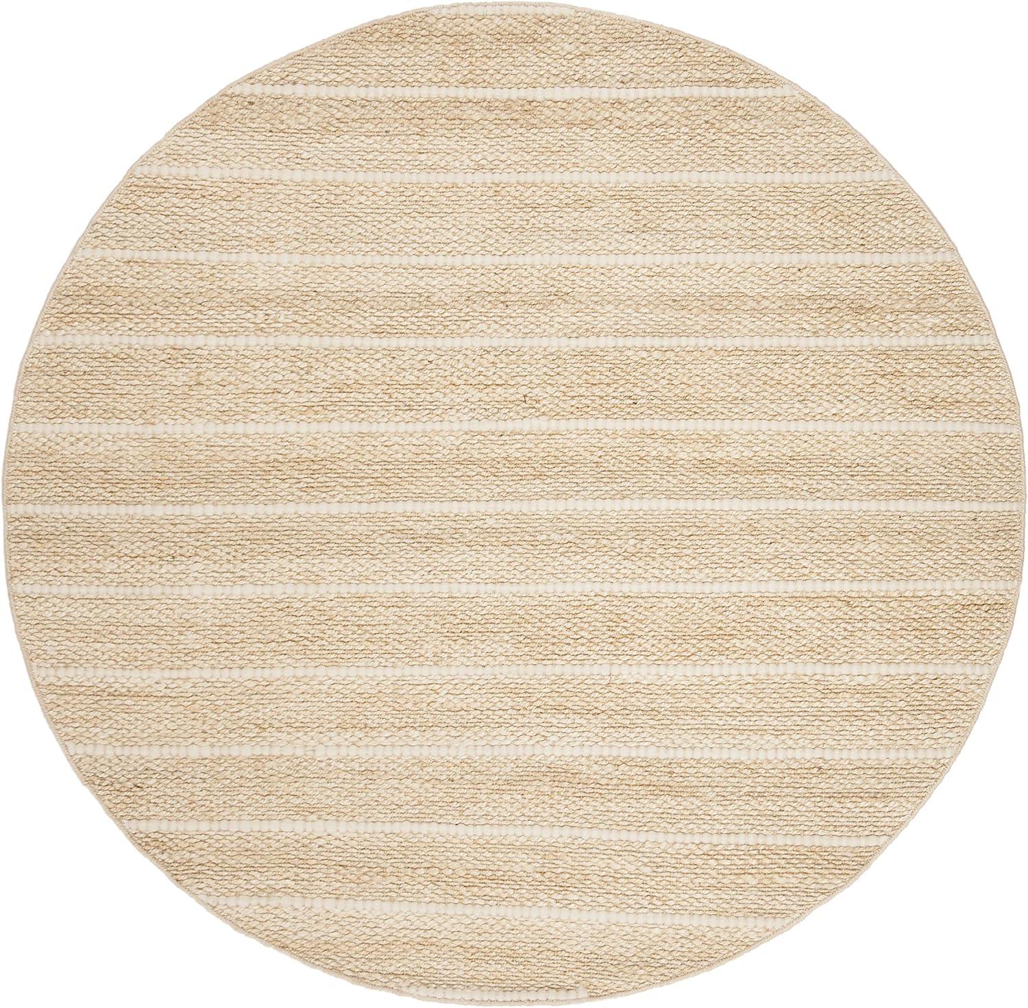 Abas Natural Fiber Handwoven Ivory Area Rug