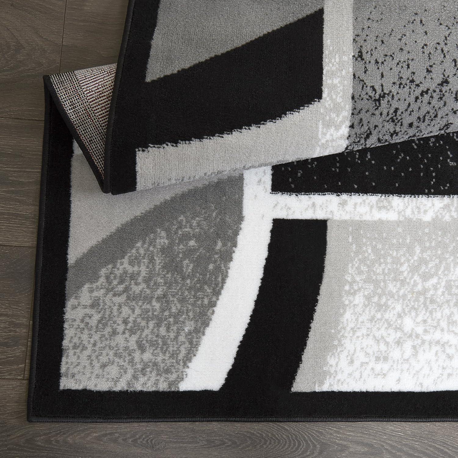 Home Dynamix Premium Rizzy Contemporary Abstract Border Area Rug