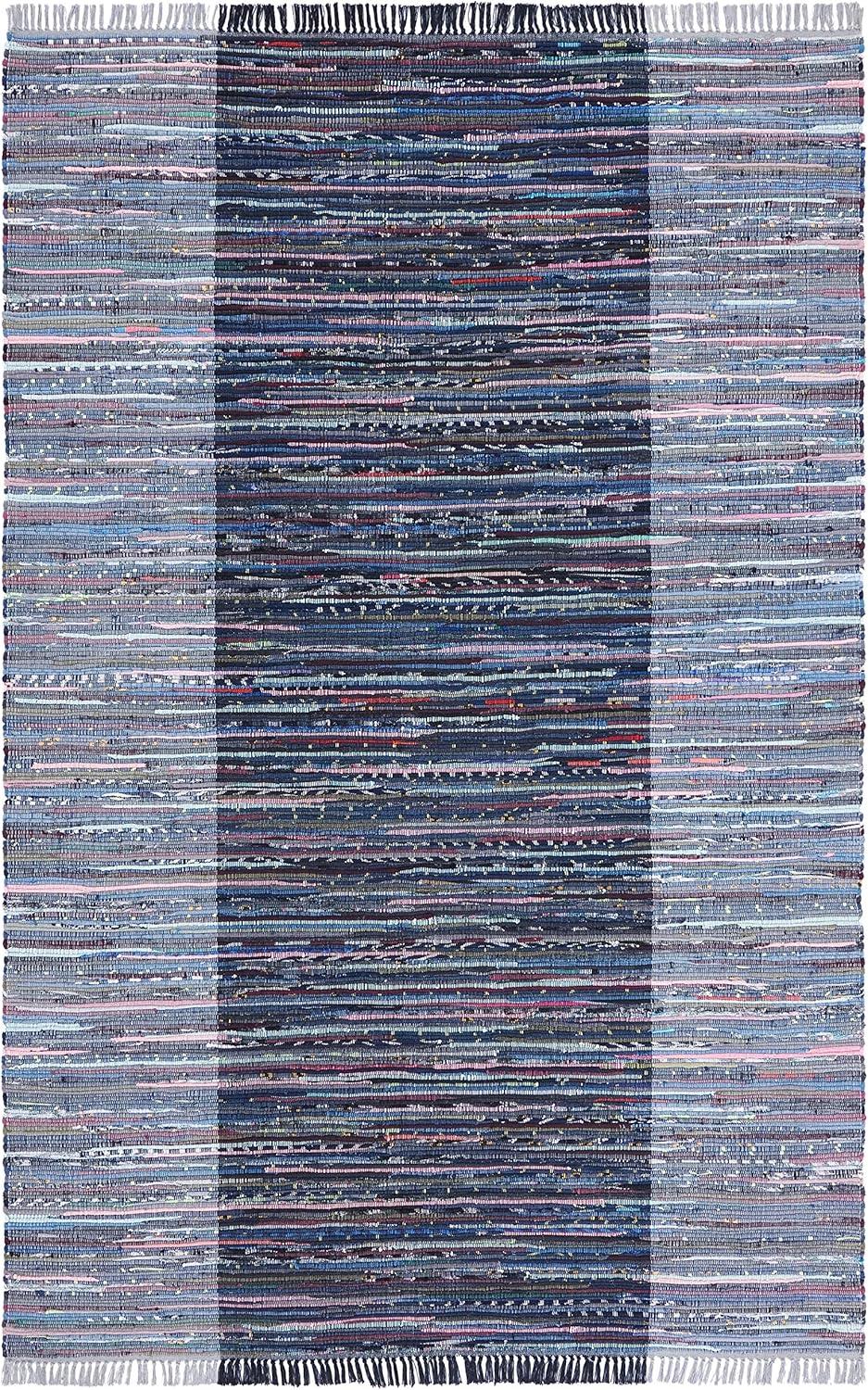 Rag Area Rug RAR122 Hand Woven Area Rug  - Safavieh