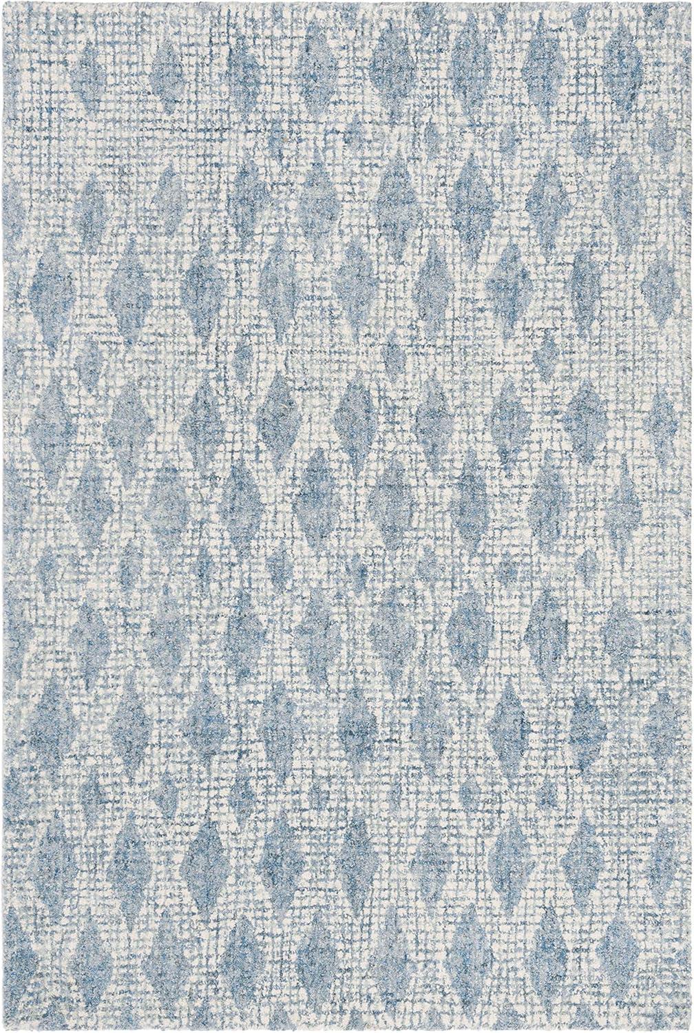 Abstract ABT206 Hand Tufted Area Rug - Ivory/Blue - 8'9"x11'9" - Safavieh.