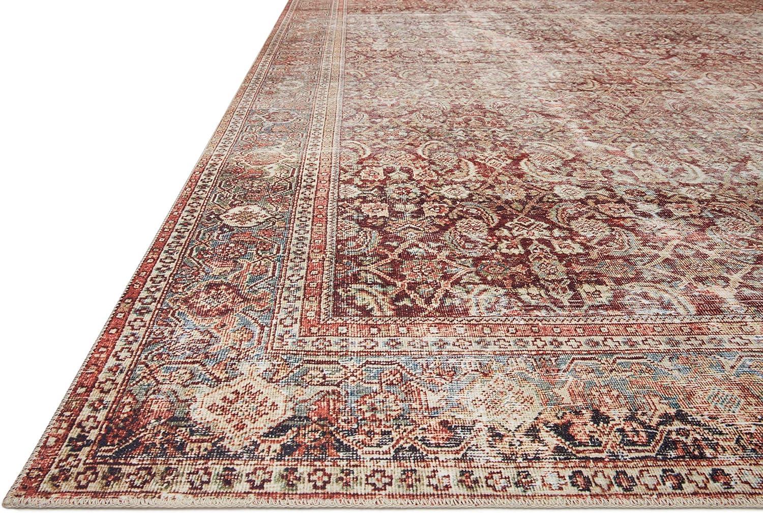 Cinnamon and Sage Rectangular Synthetic 9' x 12' Area Rug