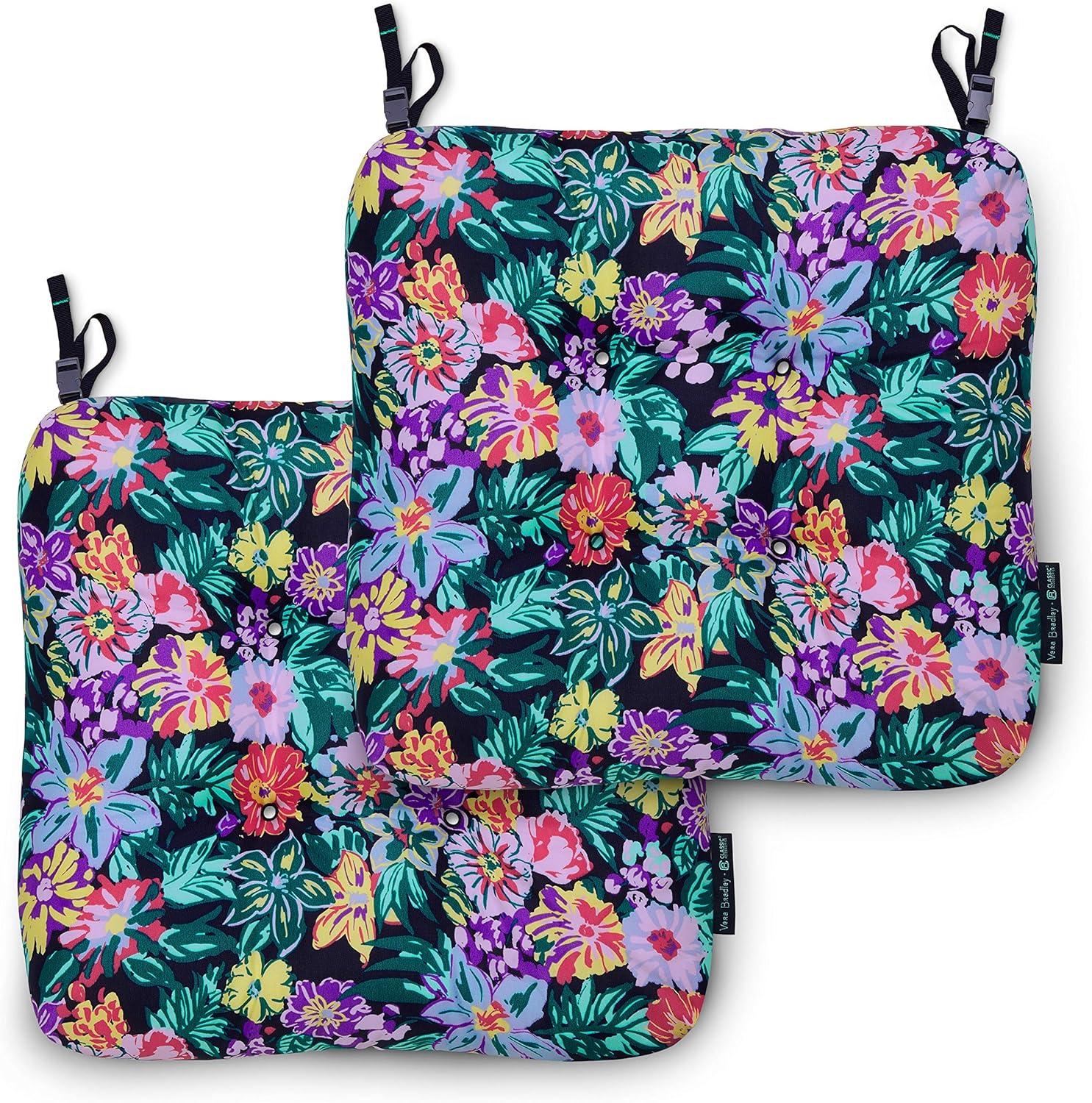 Vera Bradley 2pc 19"x19" Outdoor Patio Chair Cushions